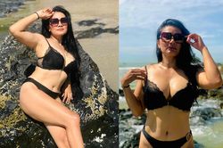 Diễn viên Kiều Trinh: U50 vẫn tự tin khoe dáng 'bốc lửa' với bikini