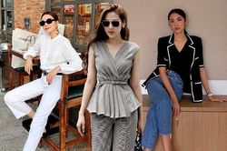 Tham khảo 13 set đồ công sở trẻ trung của sao Việt
