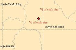 Kon Tum lại rung chuyển vì động đất 3,3 richter vào sáng sớm nay