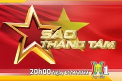 20h ngày 1/9 - Trực tiếp Chương trình nghệ thuật 'Sao tháng Tám'