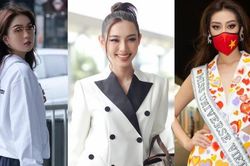 Mỹ nhân Việt biến sân bay thành sàn catwalk: Thùy Tiên chuộng style ôm sát, Kỳ Duyên chất lừ