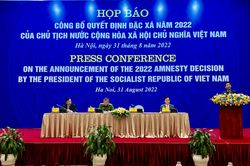 Công bố quyết định đặc xá năm 2022