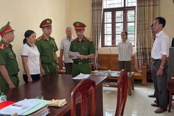 Bắt nữ giáo viên mang sổ đỏ giả đi cầm cố