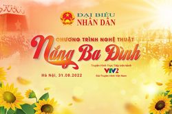 Chương trình nghệ thuật 'Nắng Ba Đình' tái hiện mùa thu lịch sử
