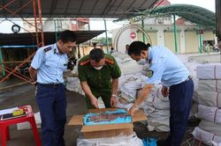 Thu giữ 8,6 tấn thực phẩm đông lạnh nội tạng, da trâu bò, ngựa không rõ nguồn gốc