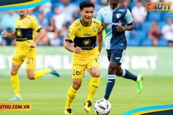 Quang Hải chỉ thi đấu 10 phút trong trận hòa của Pau FC trước Caen