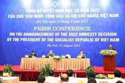 Công bố quyết định đặc xá năm 2022 của Chủ tịch nước