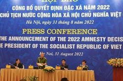 Họp báo Công bố Quyết định về đặc xá năm 2022 của Chủ tịch nước