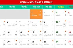 Tổng hợp ngày tốt ngày hoàng đạo tháng 9 Dương lịch năm 2022 (tháng 8 Âm lịch)