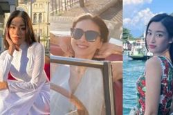 Sao Việt đi nghỉ lễ: Đỗ Mỹ Linh, Ngô Thanh Vân khám phá châu Âu, Thảo Nhi Lê 'thả dáng' tại Mỹ