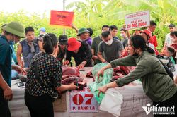 Chờ 2 năm để ăn thịt trâu chọi, khách vung tay chi tiền triệu mua về