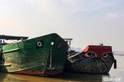 Đồng Nai: Bắt giữ 3 tàu hút và vận chuyển cát trái phép trong đêm