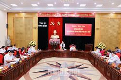 Hội thảo bản thảo cuốn sách 'Lịch sử Đảng bộ tỉnh Ninh Bình tập III (2001-2020)'