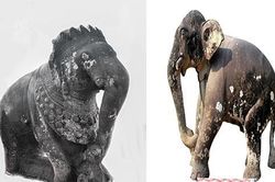 Tượng voi đá Thành Đồ Bàn được đề nghị công nhận bảo vật quốc gia