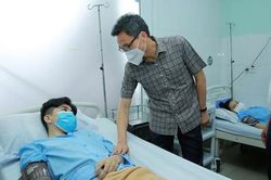 Phó Thủ tướng Vũ Đức Đam kiểm tra công tác khắc phục hậu quả vụ cháy quán karaoke ở Bình Dương