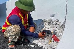 Cao tốc nghìn tỷ vừa thông xe đã mất 3.000m cáp điện