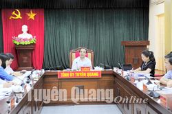 Thường trực Tỉnh ủy cho ý kiến vào nhiều nội dung quan trọng