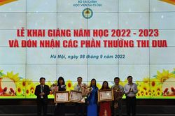 Học viện Tài chính khai giảng năm học mới