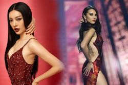 Bùi Lý Thiên Hương 'bung skill' catwalk tại Miss Grand Vietnam: Sao hao hao Miss Universe Catriona Gray?