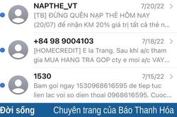 Mệt mỏi vì cuộc gọi, tin nhắn rác