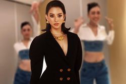 Hoa hậu Tiểu Vy bắt trend hit BlackPink cực lầy lội, cộng đồng mạng 'khóc thét': 'Thôi chị đừng nhảy'?