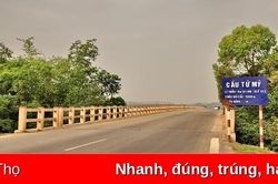 Tiếp tục phân luồng giao thông để sửa chữa cầu Tứ Mỹ trên quốc lộ 32C