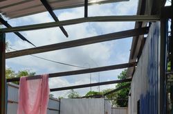 Mưa giông gây thiệt hại lớn tại Châu Phú