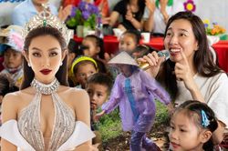 Thùy Tiên trèo đèo lội suối mang yêu thương về với bản làng: Có 1 vương miện vô hình mãi ở trong tim