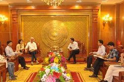 Phó Chủ tịch UBND tỉnh Hoàng Nam tiếp chuyên gia Tổ chức PUM