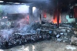 Hải Dương: Một hộ gia đình ở huyện Ninh Giang bị đám cháy thiêu rụi hoàn toàn