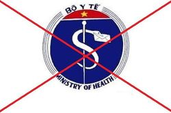 Xử lý ra sao vụ logo Bộ Y tế bị đổi thành 'rắn ngậm phong bì'