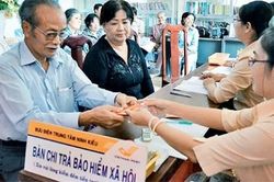 Quỹ BHXH chi hơn 131 nghìn tỷ đồng tiền lương hưu