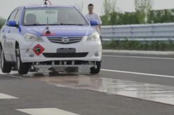 Trung Quốc thử nghiệm xe ô tô chạy trên đệm từ trường