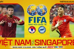 Soi kèo nhà cái Việt Nam vs Singapore. Nhận định, dự đoán bóng đá giao hữu quốc tế (19h00, 21/9)