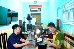 Thực hiện đợt cao điểm thu nhận hồ sơ, cấp căn cước công dân gắn chíp