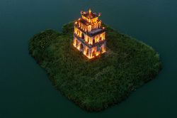 Bức tranh 'Hà Nội mát xanh' đã lộ diện