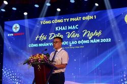 Cuốn hút và sôi động Hội diễn văn nghệ công nhân viên chức lao động EVNGENCO1 năm 2022