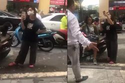 Bị nhắc thú cưng 'xả' bậy, cô gái đôi co với bảo vệ