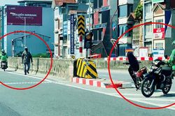 Mức phạt cho xe máy lao lên Vành đai 3 trên cao bất chấp nguy hiểm