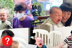 Leon nhà Hà Hồ - Kim Lý 'hờn dỗi cả thế giới' nhưng lại ngoan ngoãn khi gặp nam ca sĩ này