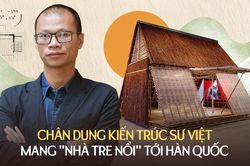 KTS Đoàn Thanh Hà mang 'nhà tre nổi' Việt đến bảo tàng Hàn Quốc