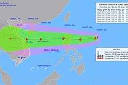 Bão Noru di chuyển nhanh, ảnh hưởng vùng biển từ Quảng Trị đến Quảng Ngãi sau 3 ngày