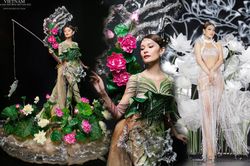 3 thiết kế lấy cảm hứng từ hoa Sen gây ấn tượng mạnh tại National Costume: Fan tiến cử đi thi quốc tế