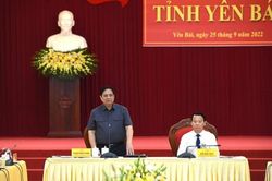 Thủ tướng Chính phủ Phạm Minh Chính thăm và làm việc tại tỉnh Yên Bái