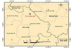 Tỉnh Kon Tum xảy ra động đất ngay trước thời điểm bão số 4 đổ bộ