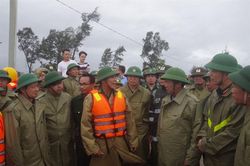 Phó Thủ tướng Chính phủ Lê Văn Thành kiểm tra tình hình sau bão số 4 tại khu vực biên giới biển