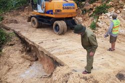 Quảng Nam khôi phục hạ tầng, phòng ngừa dịch bệnh, sạt lở núi sau bão Noru
