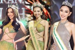 Vượt mặt Ngọc Châu, 'bà trùm vương miện' gọi tên Thùy Tiên: Phiên bản nào cũng chất hơn nước cất