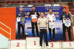 Trần Cao Trí (Đồng Nai) đoạt ngôi á quân Carom 3 băng Giải Billiards vô địch quốc gia 2022