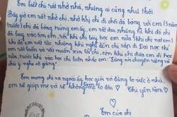 Tan chảy với tâm thư em trai gửi chị ra Hà Nội nhập học: 'Đừng lo việc ở nhà'
